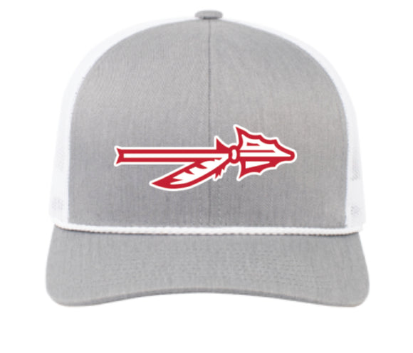 Spear Trucker Snap Back with braid and 3D embroidery