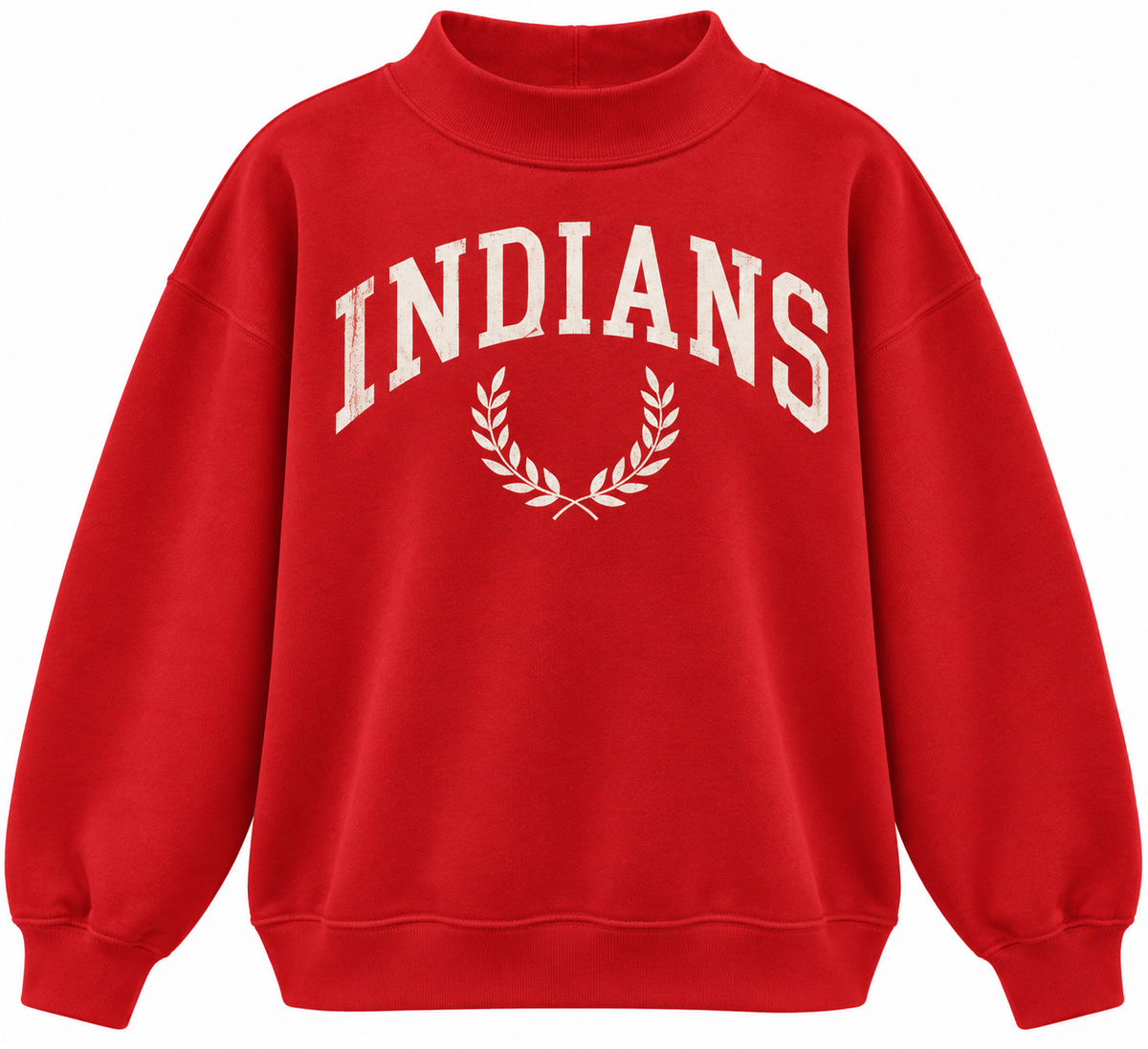 Indians Premium Mockneck Crew