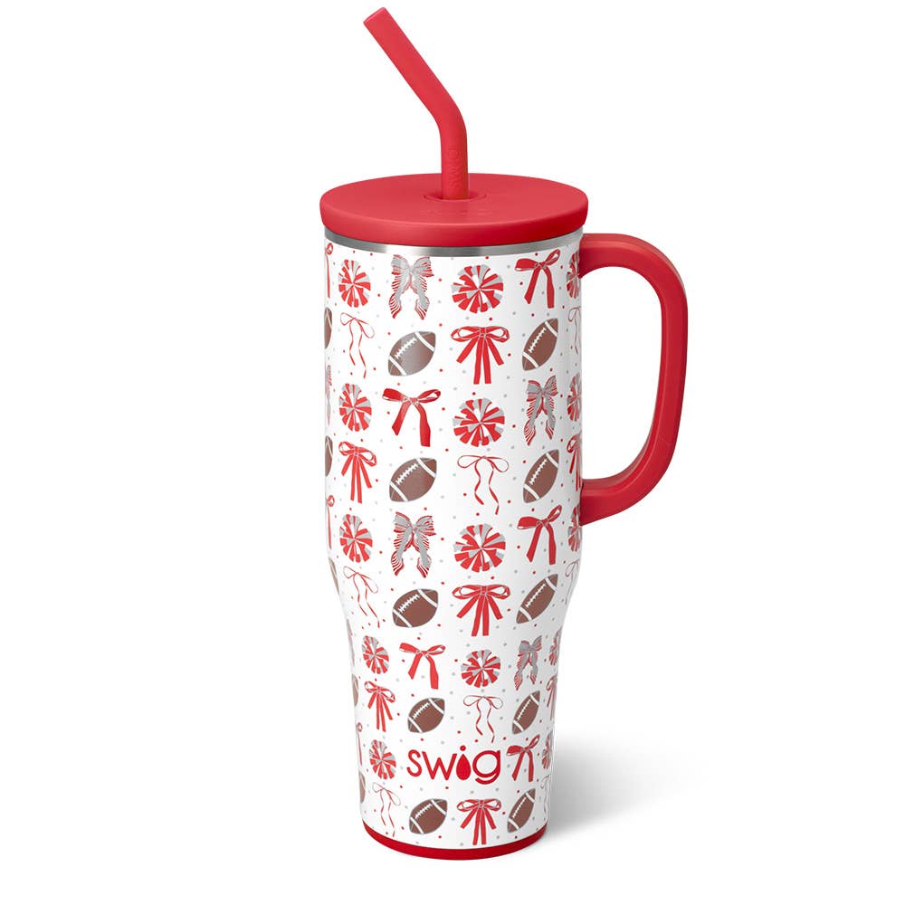 Swig Life - We've Got Spirit Red + Grey Mega Mug (40oz)