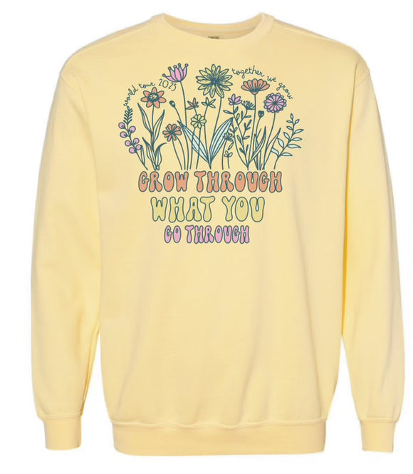 Scentsy World Tour 2025 Garment Dyed Crewneck