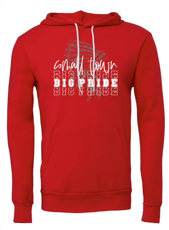 Bella + Canvas Small Town Big Pride Hoodie