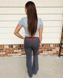 GO BIG RED Flare Leggings