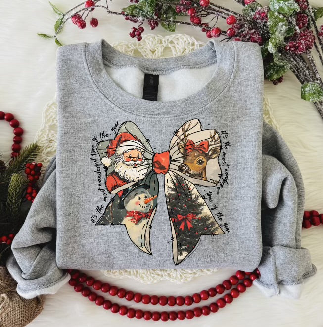 Vintage Christmas Crew-YOUTH AND ADULT
