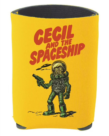 Cecil And The Spaceship Band Koozie