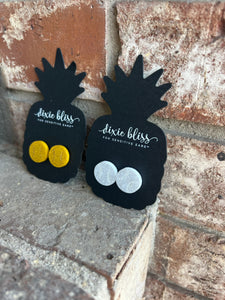 Softball/Baseball Stud Earrings for sensitive ears