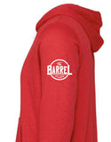 DRINK LOCAL The Barrel BELLA + CANVAS - Sponge Fleece Hoodie - Heather Red