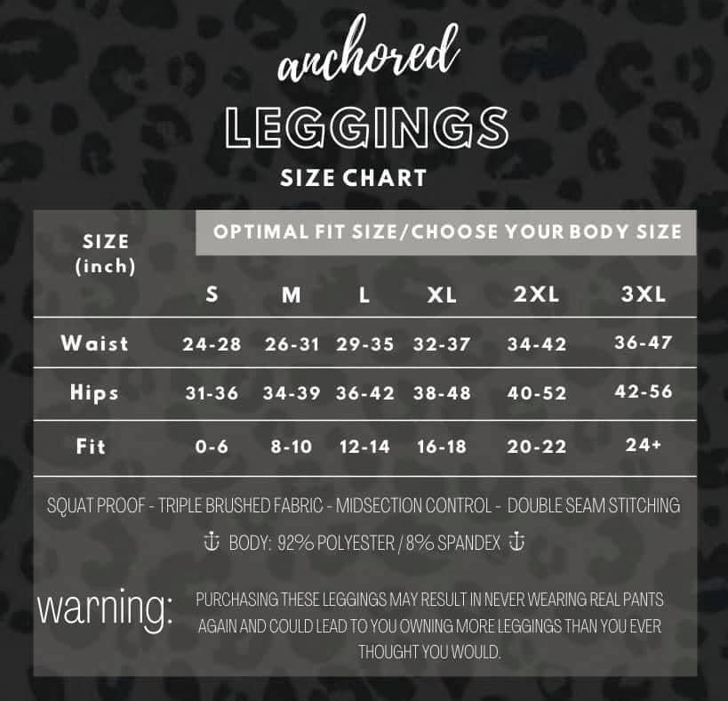 Anchored Arrows ClassicComfort Full Length Leggings - With Pocket