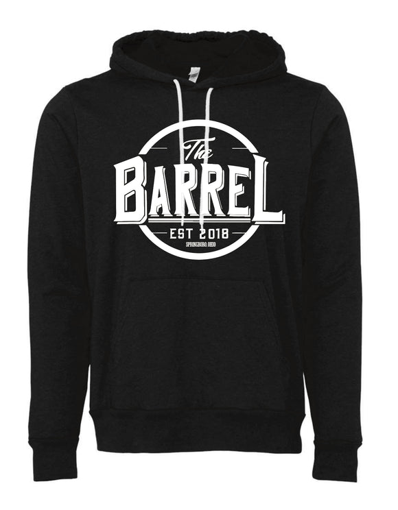 The Barrel BELLA + CANVAS - Sponge Fleece Hoodie -Heather Black