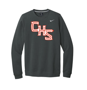 CHS Nike Club Fleece Crew- Grey