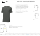 CHS Nike Dri Fit Cotton / Poly T-Shirt-Grey