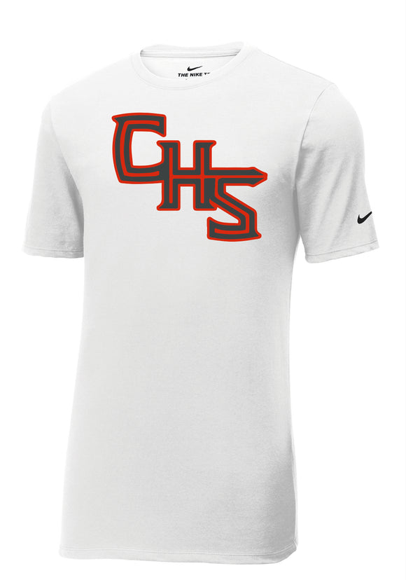 CHS Nike Dri Fit Cotton / Poly T-Shirt-White