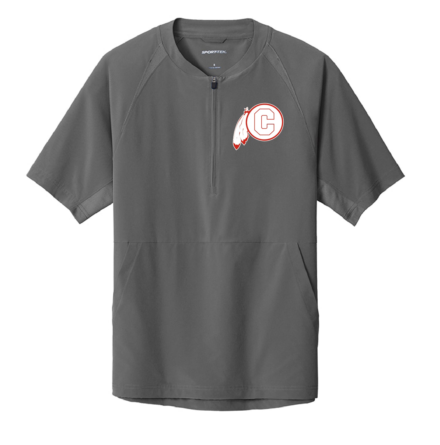 Carlisle Sport-Tek® Repeat 1/2-Zip Short Sleeve Jacket