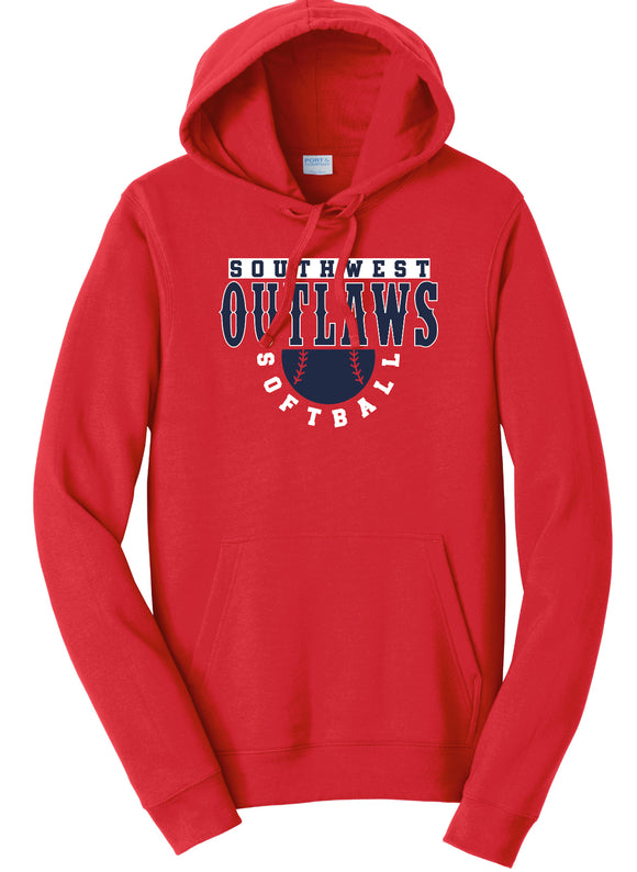 Outlaws Fleece Pullover Hooded Sweatshirt