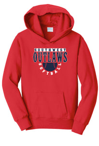 Outlaws Fleece Pullover Hooded Sweatshirt- YOUTH