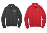 Carlisle Wrestling Core Fleece 1/4-Zip Pullover Sweatshirt (Red OR Grey)