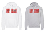 Lady Indian Wrestling Hoodie - ADULT (Red or Heather)