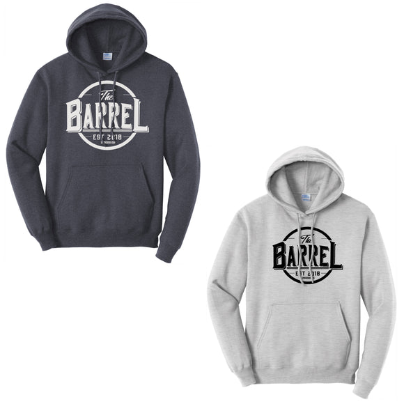 The Barrel Port & Company® Core Fleece Pullover Hooded Sweatshirt (2 Color Choices)