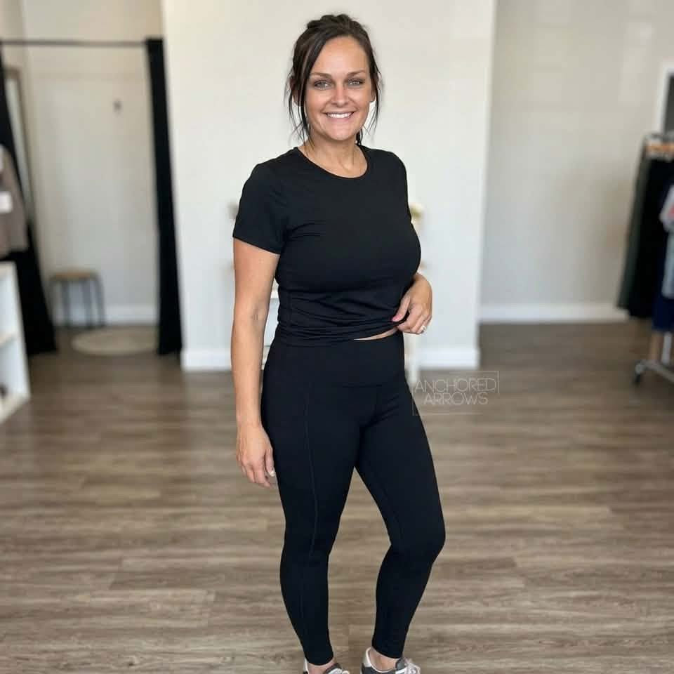 Anchored Arrows ClassicComfort Full Length Leggings l With Pocket l Pre-Order