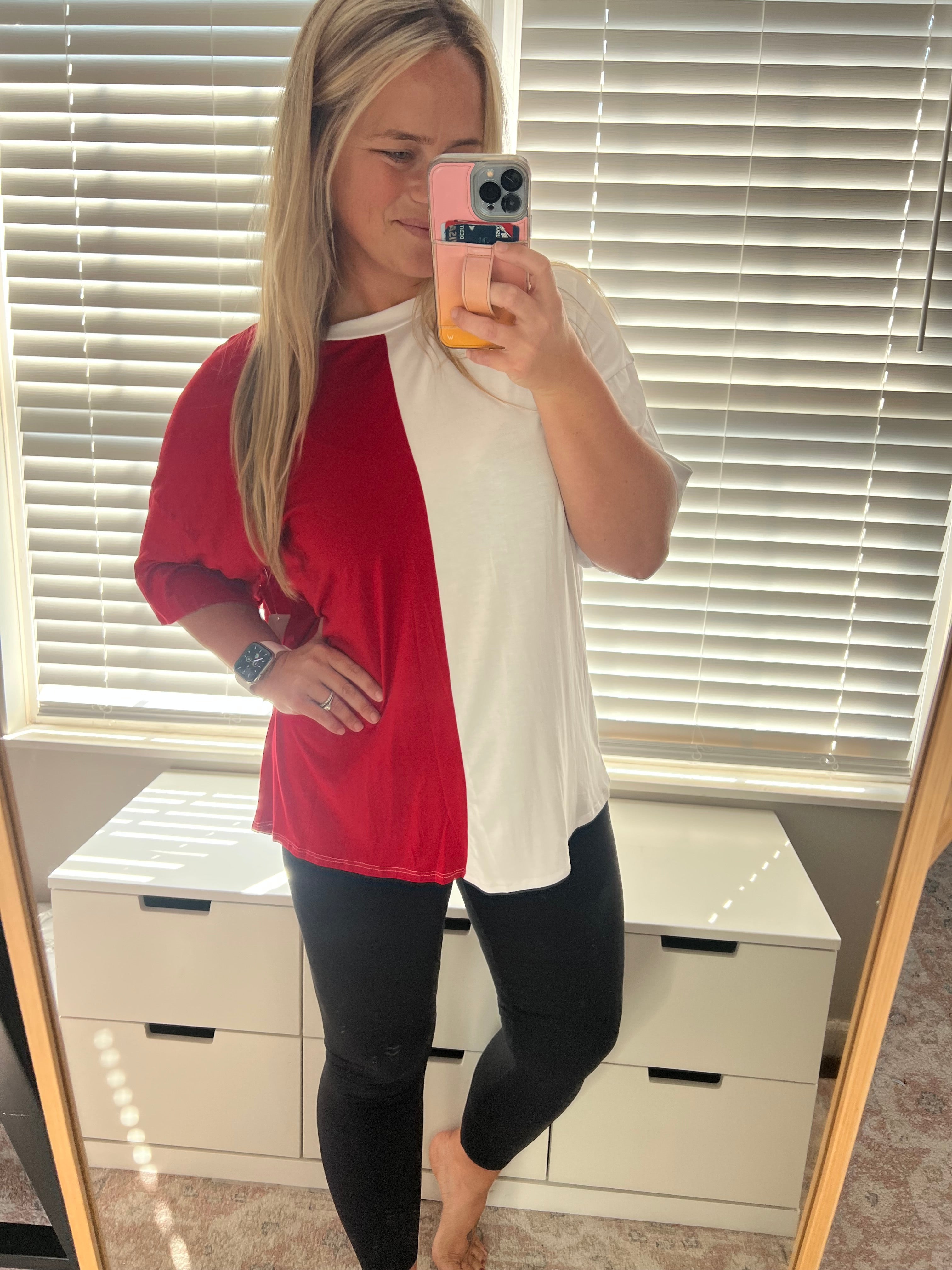 Tyler Game Day Contrast Oversize Tee