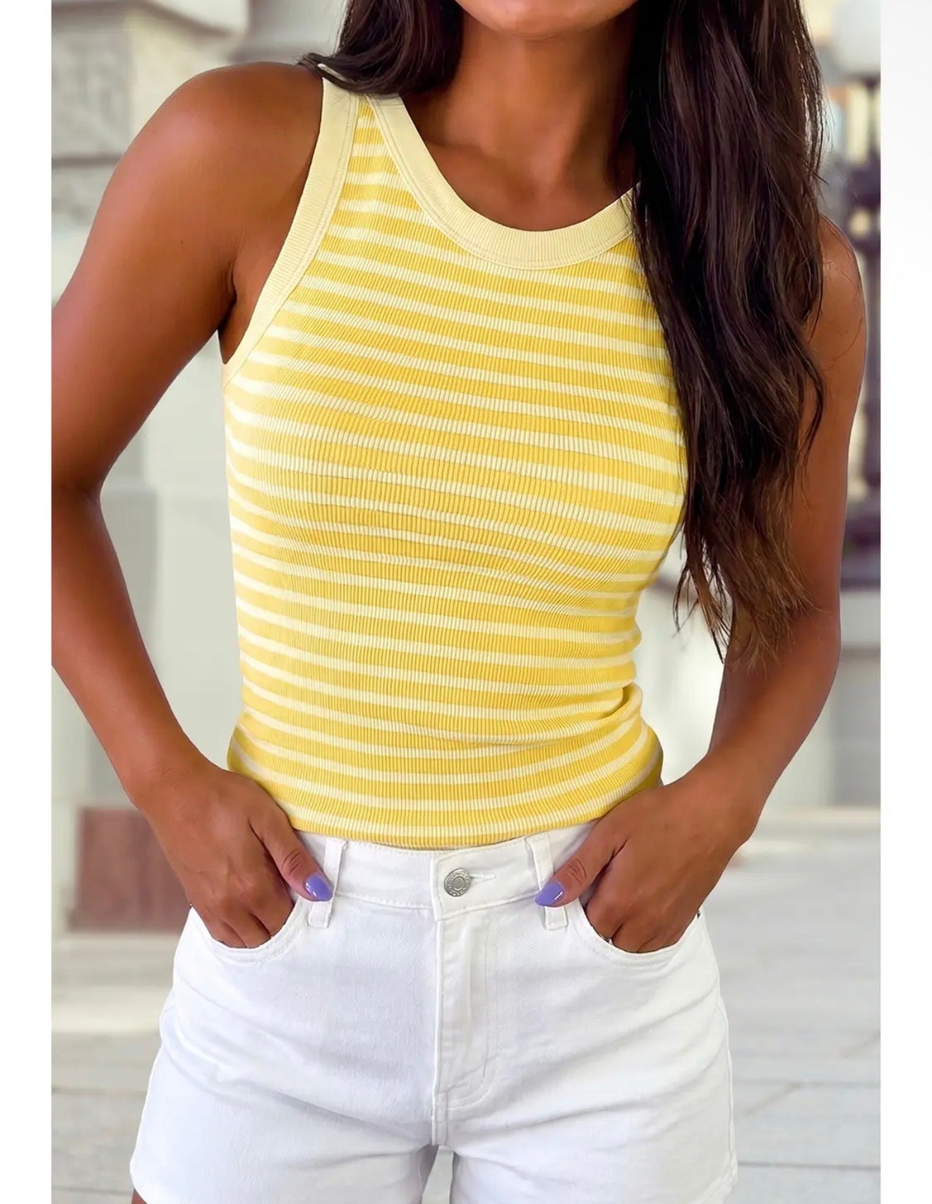 Casey Ribbed Tank