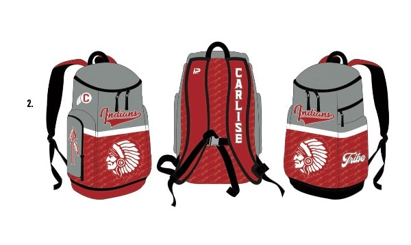Indians Sublimated Backpack Pre-Order Personalization Available