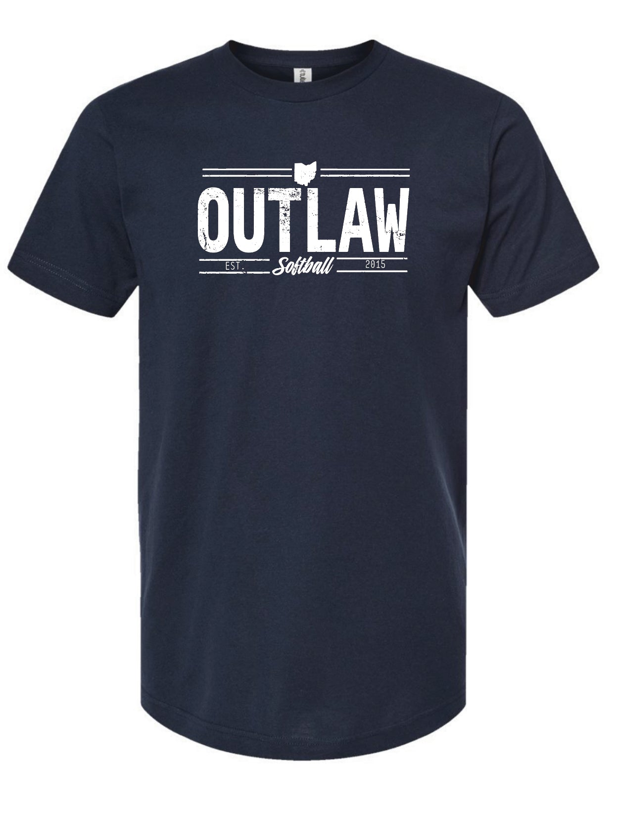 Outlaws Navy Unisex T-Shirt YOUTH & ADULT