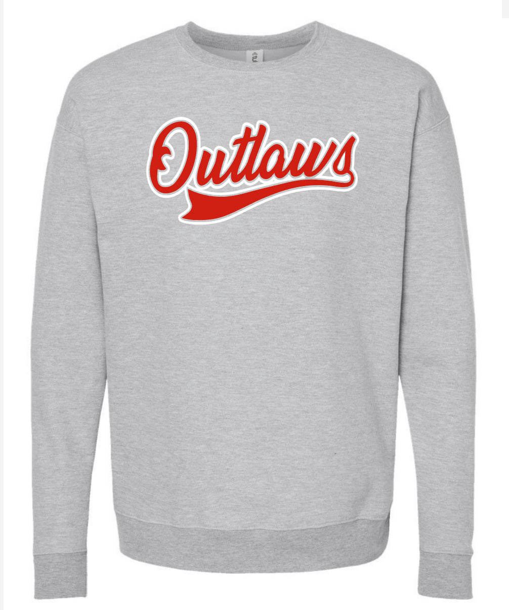 Outlaws Grey Crewneck Sweatshirt