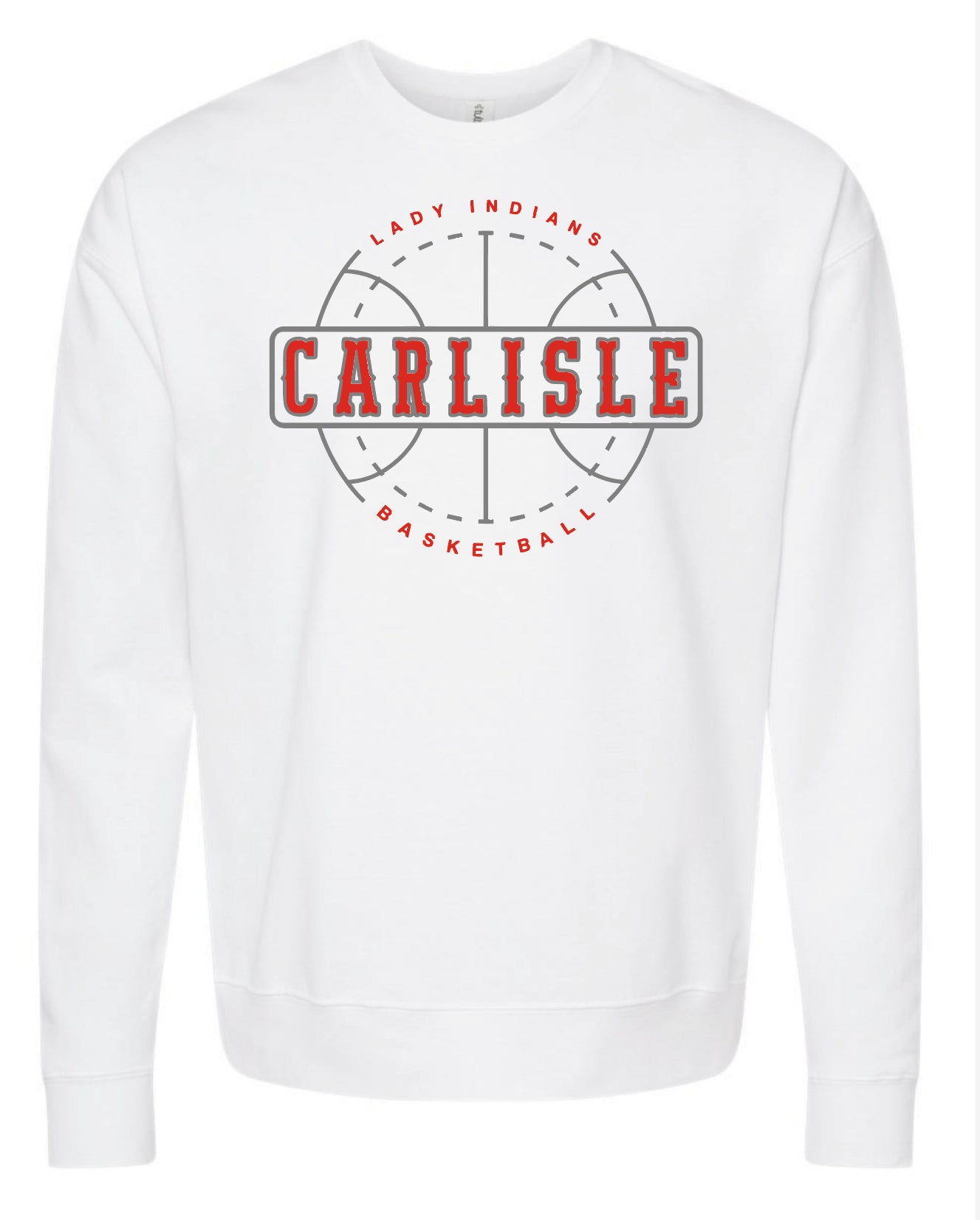 Lady Indians Basketball Crewneck Sweatshirt