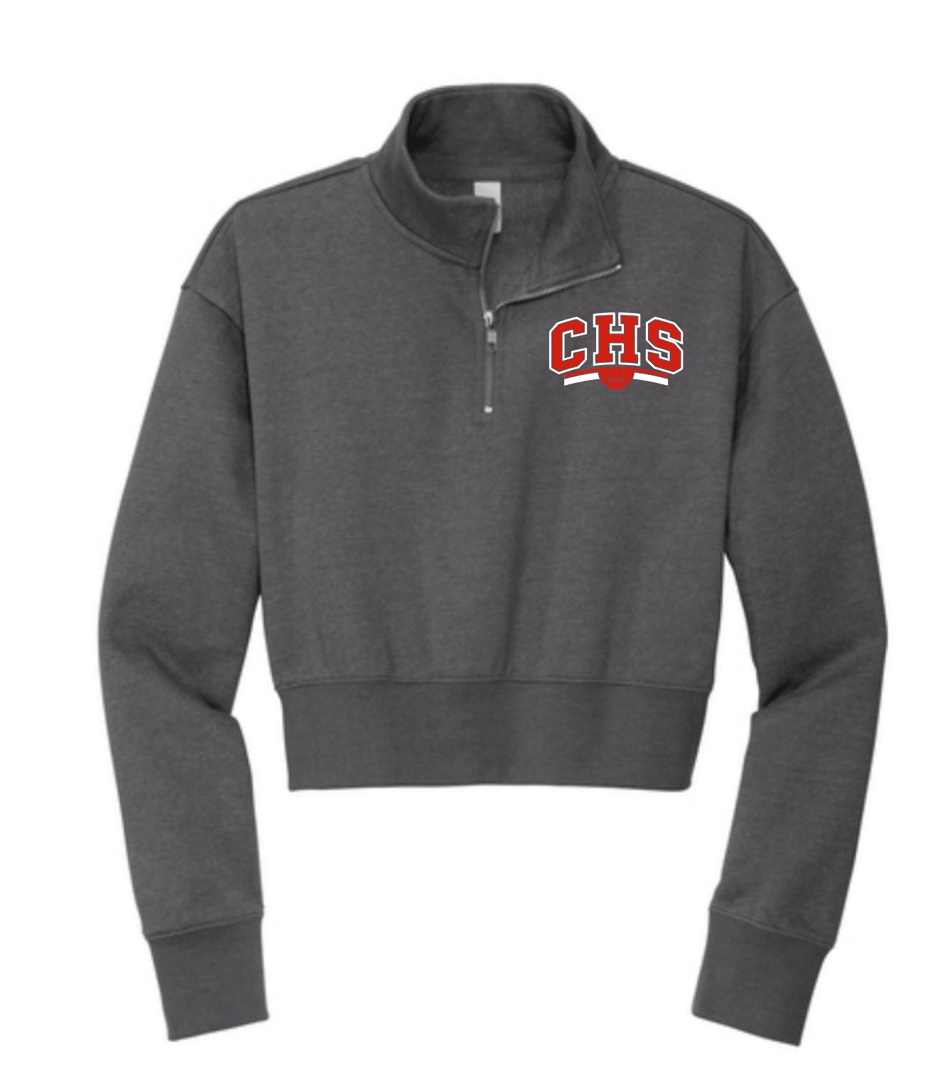 CHS Basketball Cropped Women’s 1/4 Zip