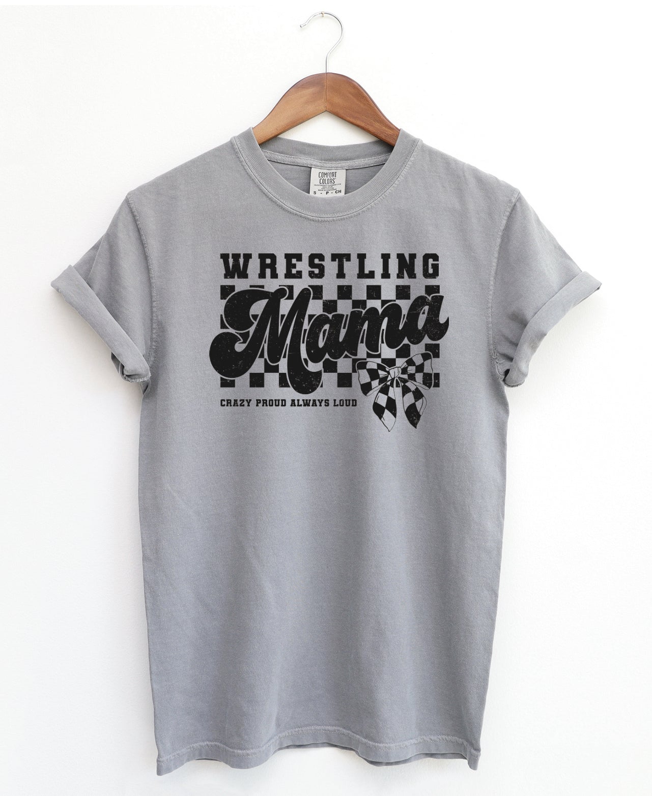 Wrestling Mama Comfort Colors Ultra Premium Garment Dyed T-Shirt