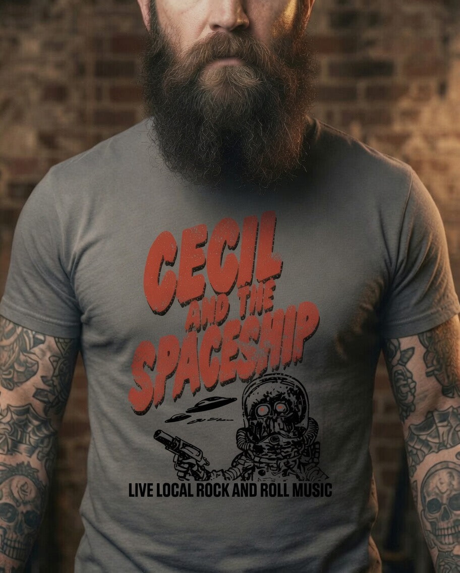 Cecil And The Spaceship Band T