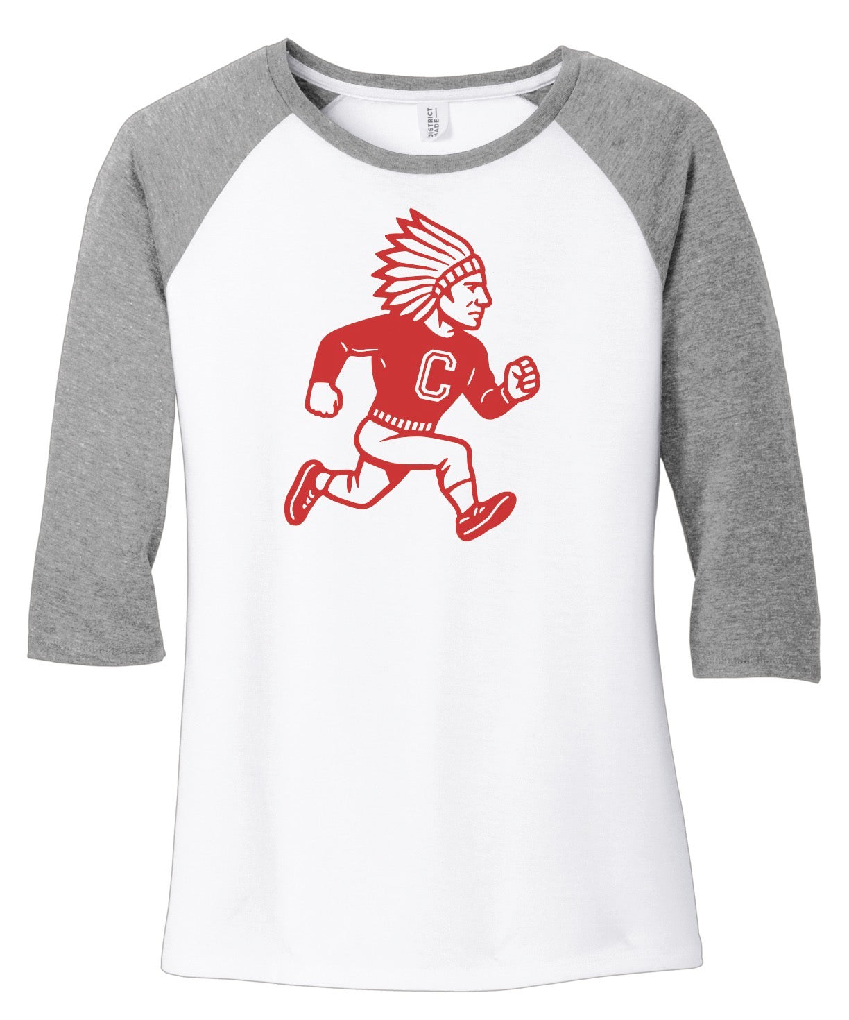 Chief Mascot Women’s Perfect Tri ® 3/4-Sleeve Raglan