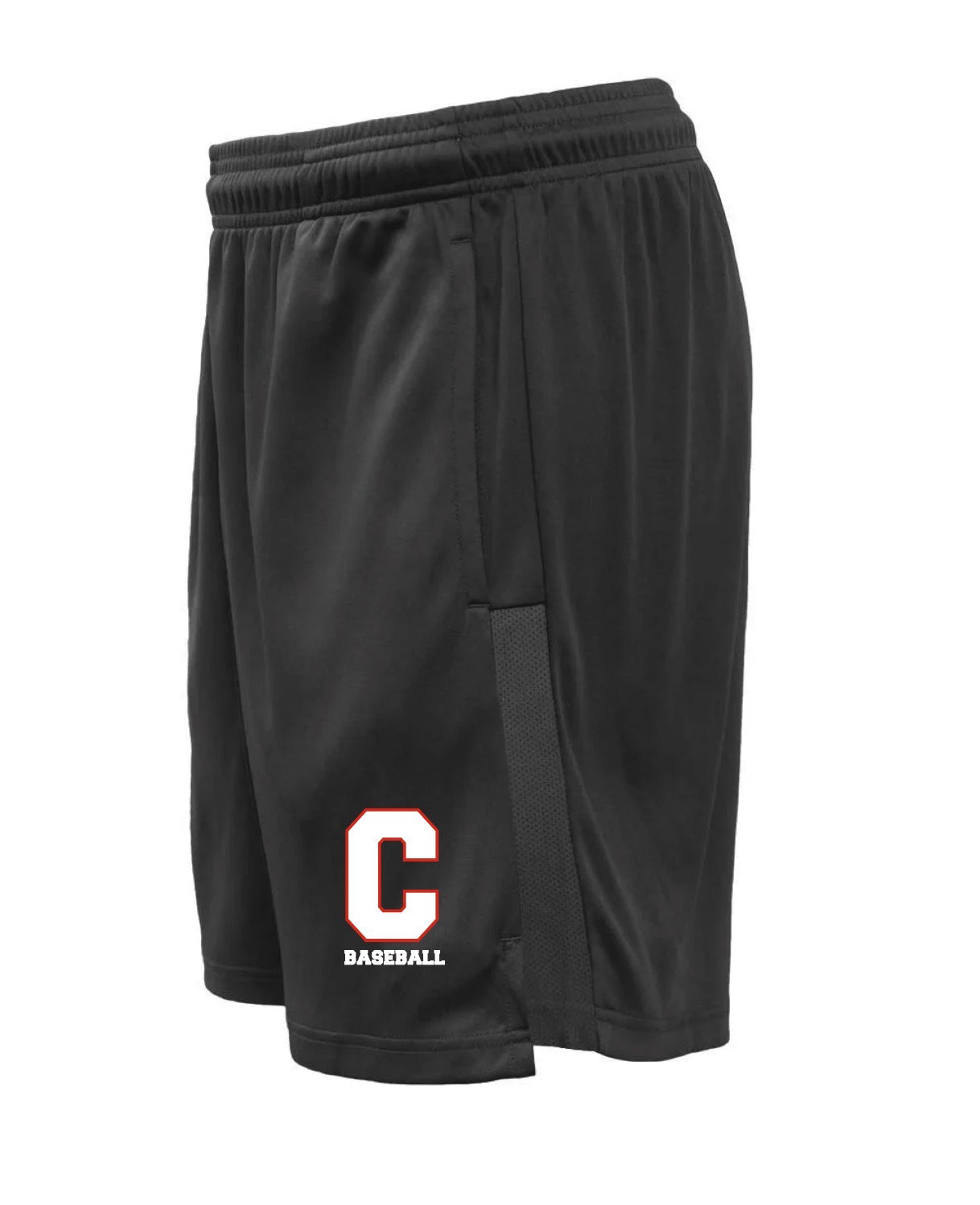 Carlisle Baseball 7 in Revel Shorts with Pockets YOUTH & ADULT-Black
