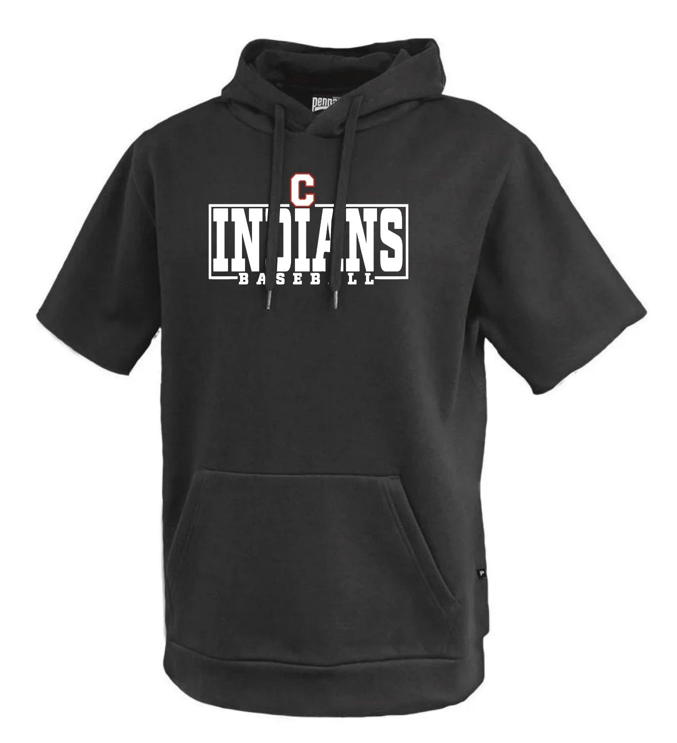 Carlisle Baseball Short Sleeve Fleece Hoodie