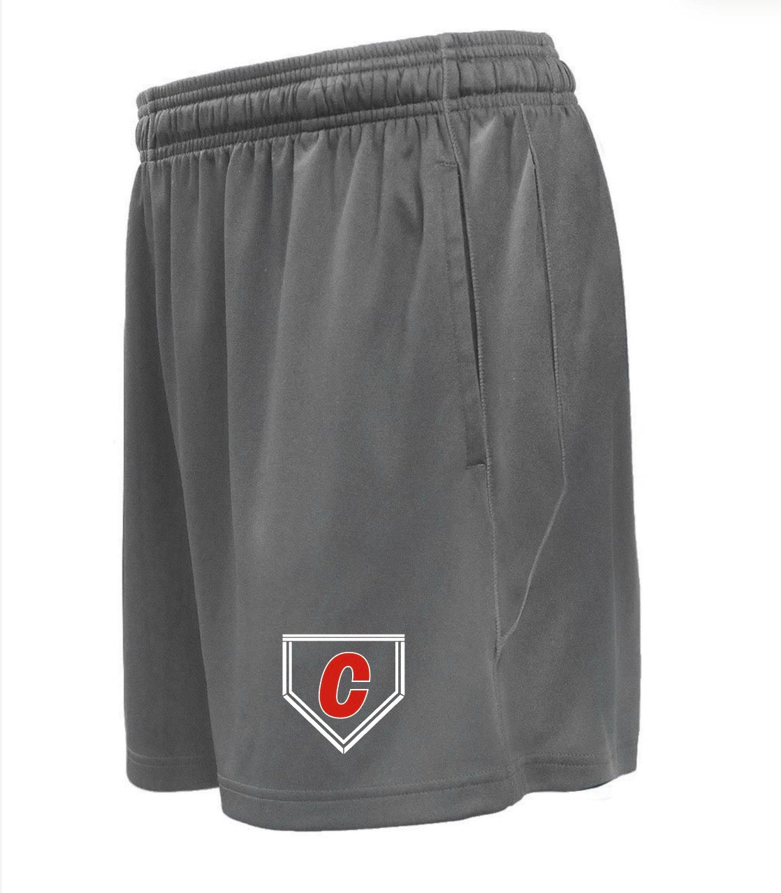 Carlisle Softball 7 in Revel Shorts with Pockets YOUTH & ADULT -Grey