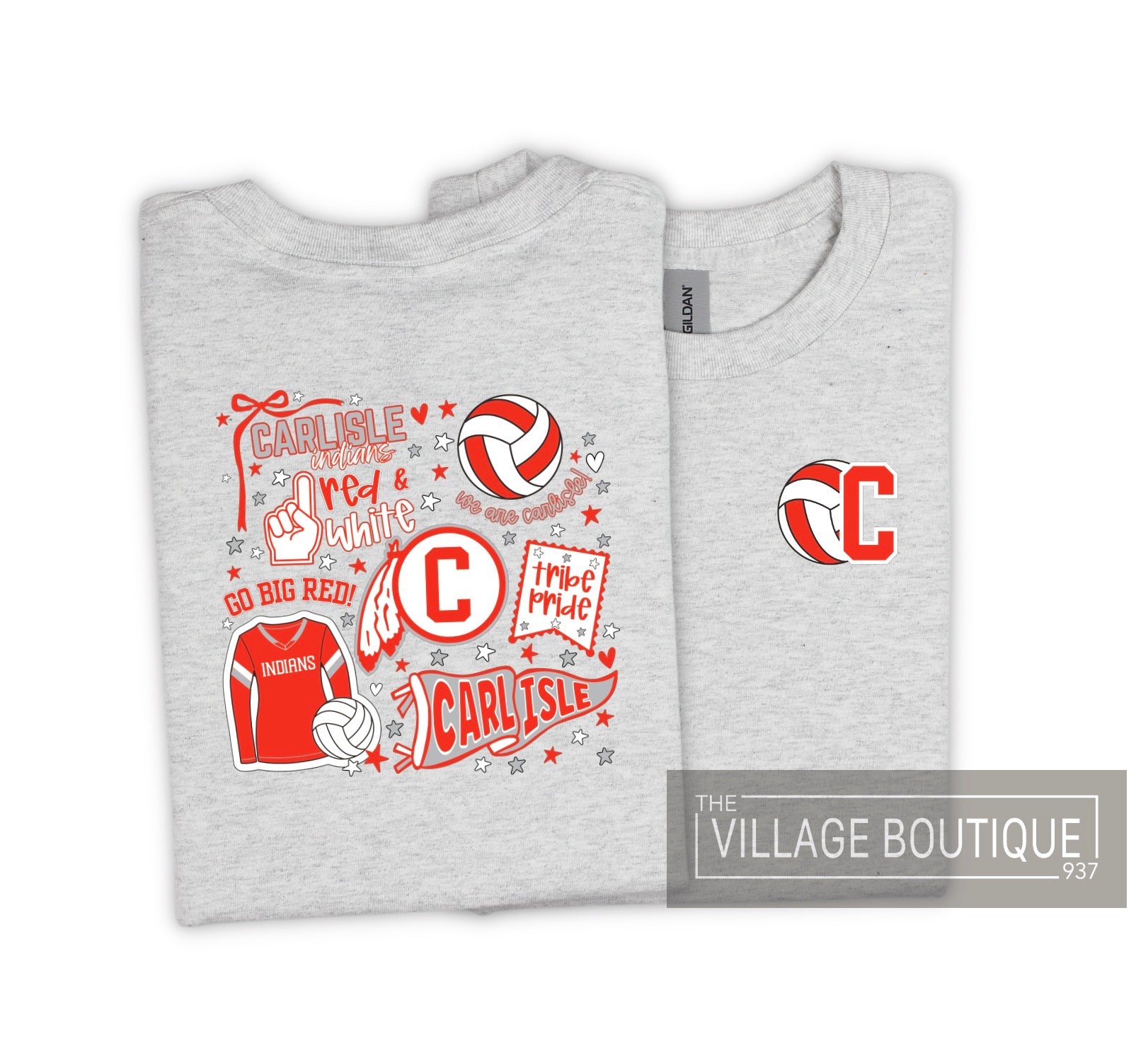 Carlisle Volleyball Collage Unisex T-Shirt YOUTH & ADULT