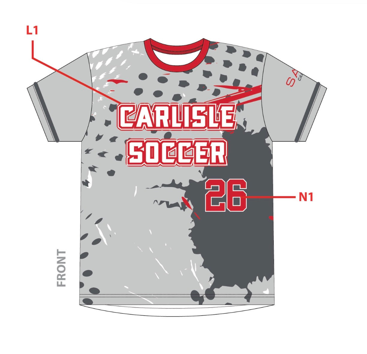 Carlisle SAY Soccer OFFICIAL Personalized Fan Jerseys 2026