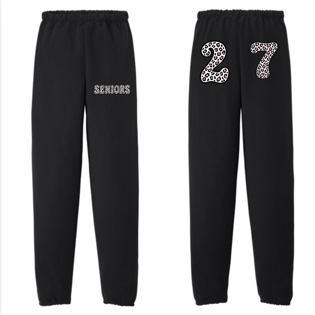 Class of 2027 Cheetah Sweats Unisex Softstyle® Midweight Pocket Sweatpants