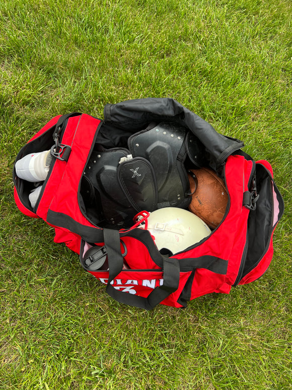 Indians Fade Away Football Duffle Bag