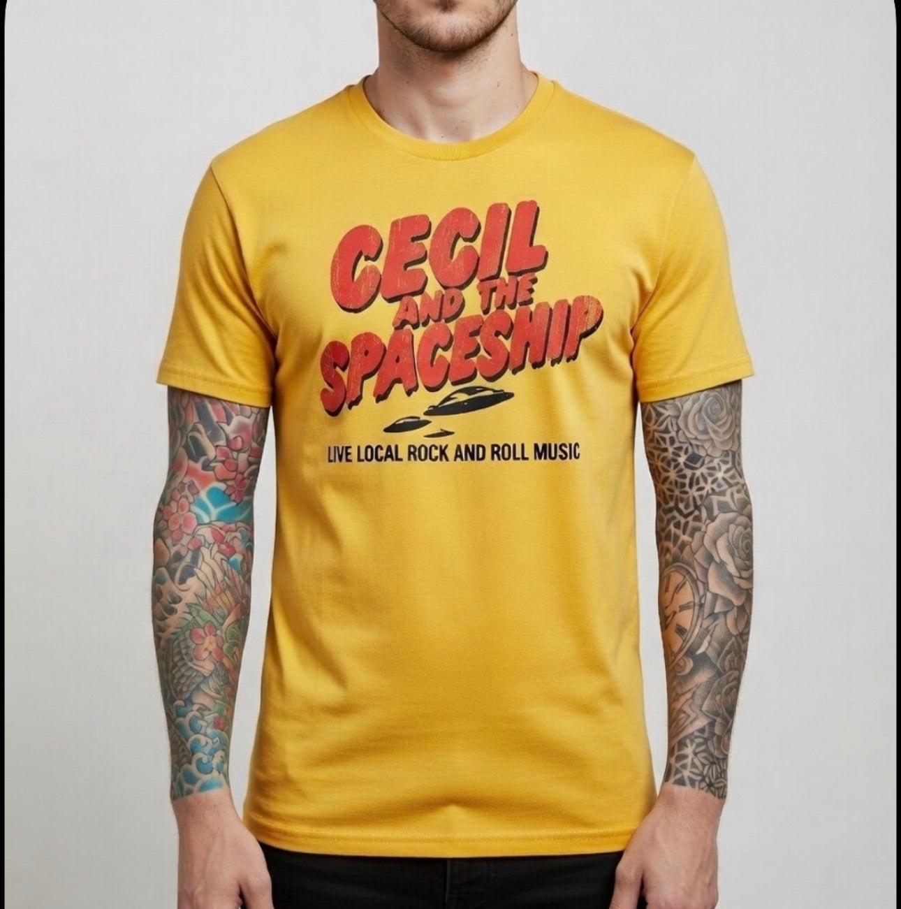 Cecil And The Spaceship Band T