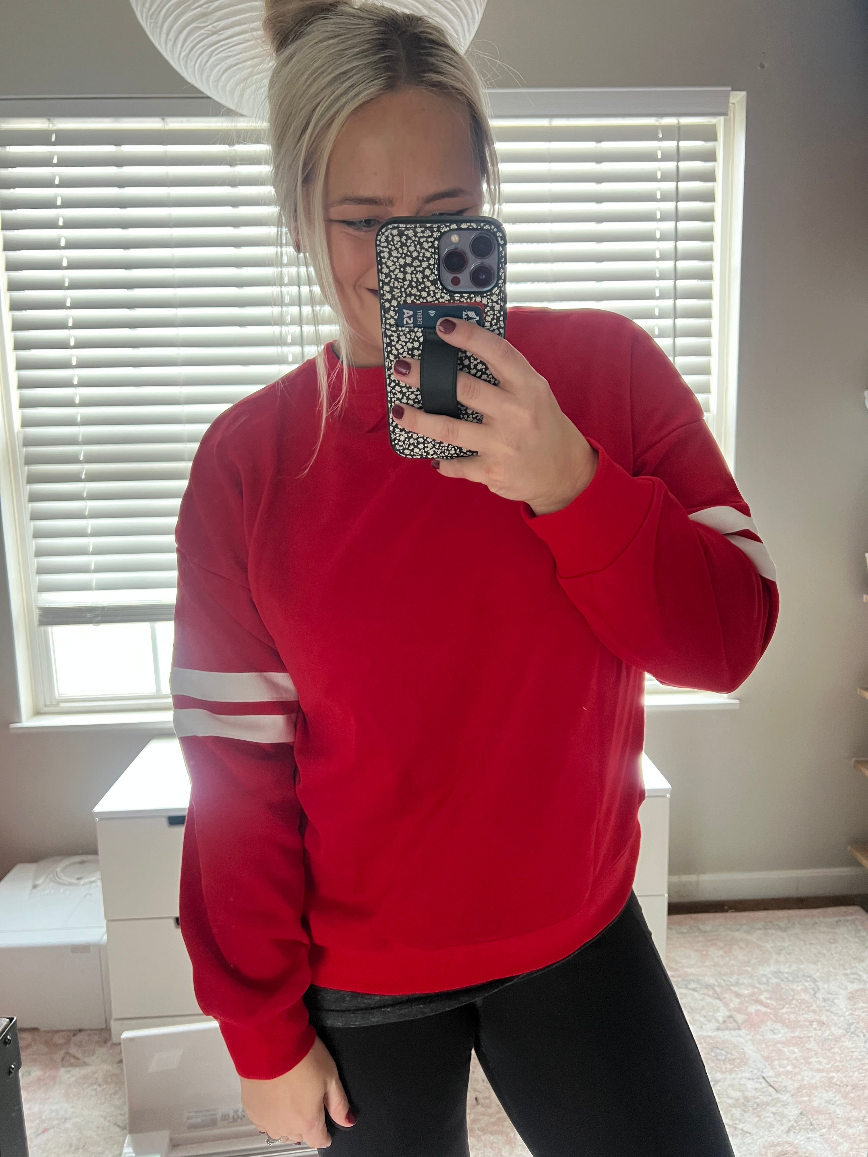 Varsity Striped Crew