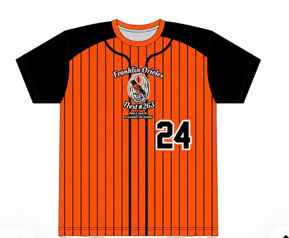 Franklin Orioles Nest #263 Jersey