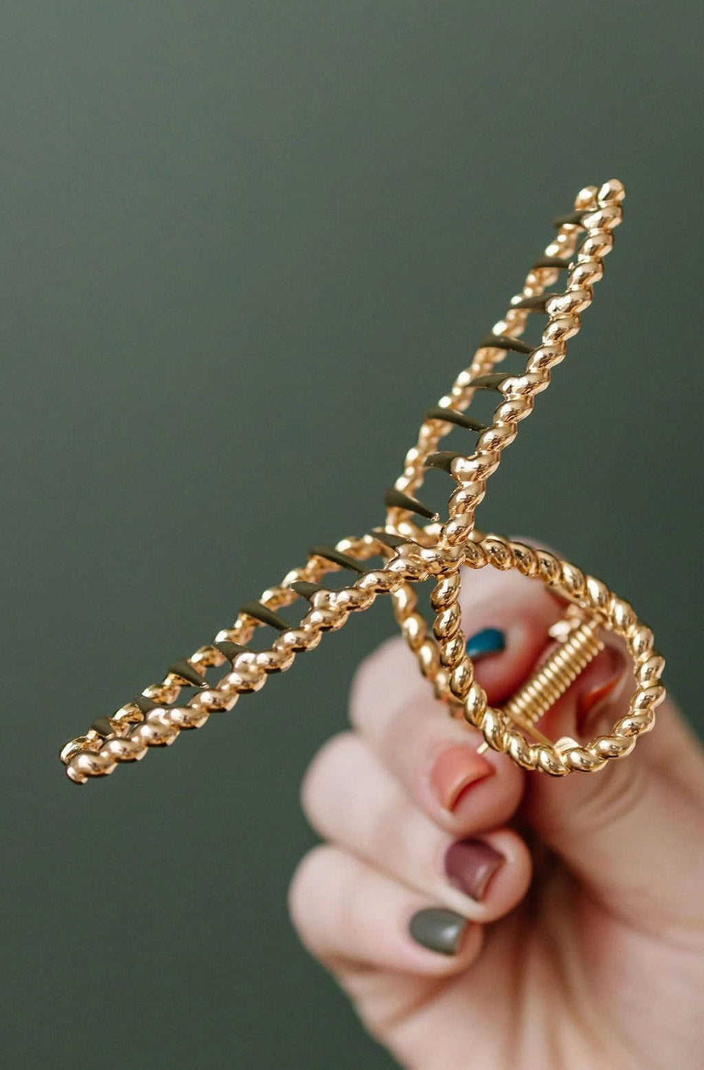 Gold Claw Clip