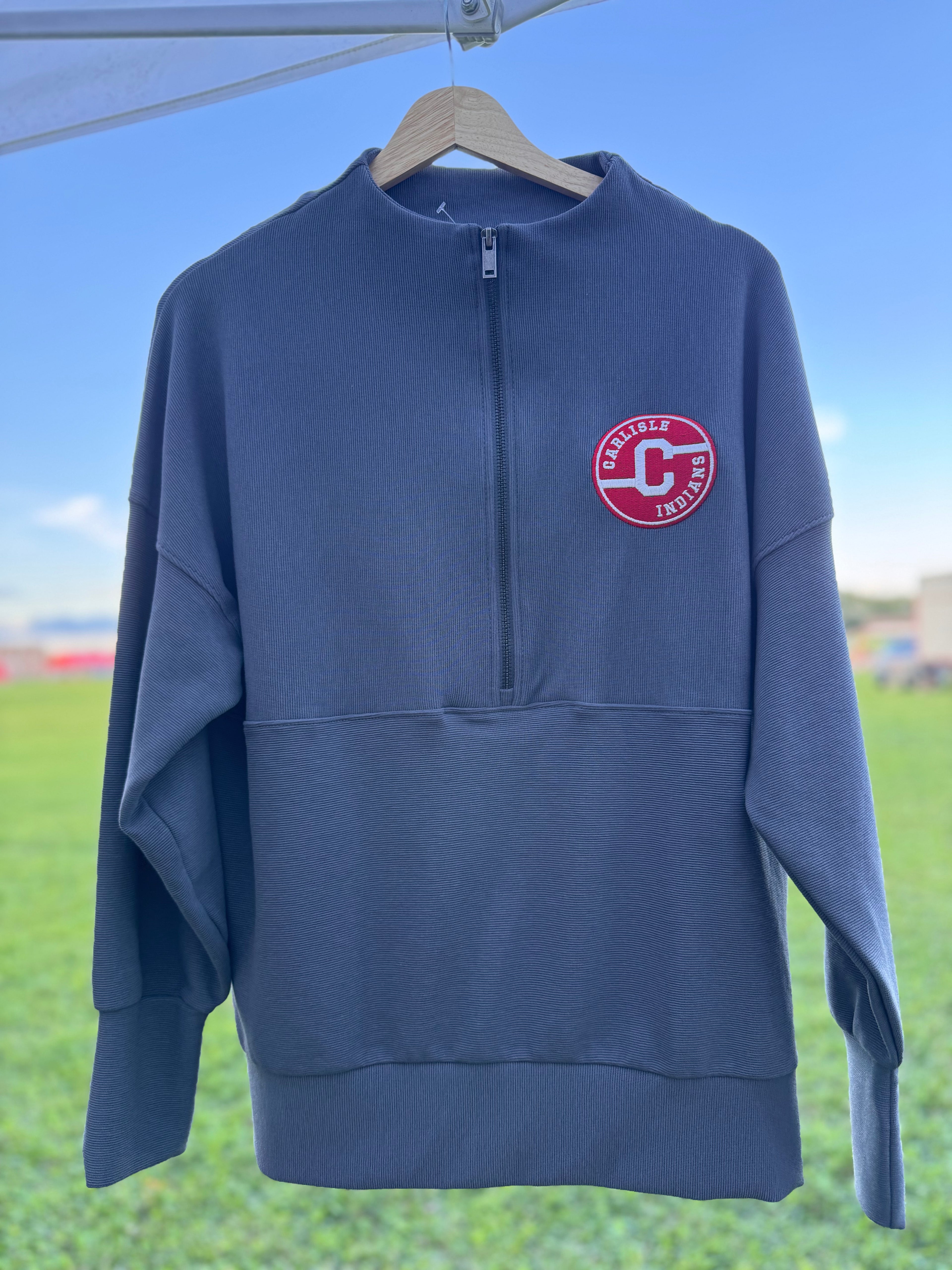 Carlisle Indians Mercer+Mettle® Women’s Linear Texture 1/4-Zip