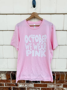 Bella + Canvas Breast Cancer Awareness T