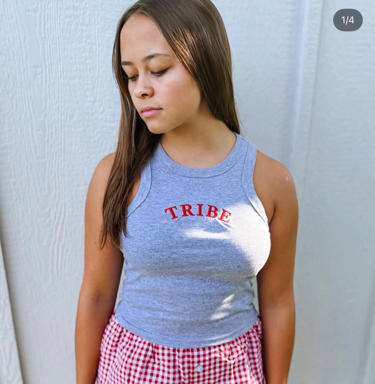 Bella+ Canvas Embroidered Tribe Racer Back Tank