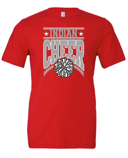 Youth Bella + Canvas Indians Cheer T