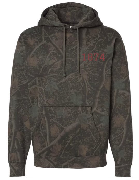1874 Darkwood Camo Premium Heavyweight Hoodie
