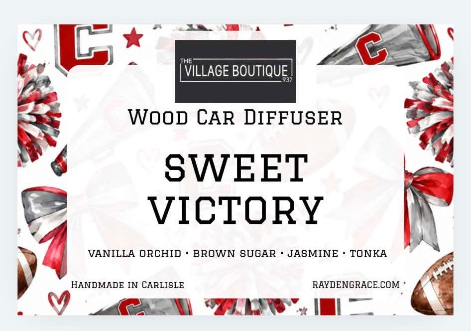 SWEET VICTORY Indians Premium Wood Car Diffuser