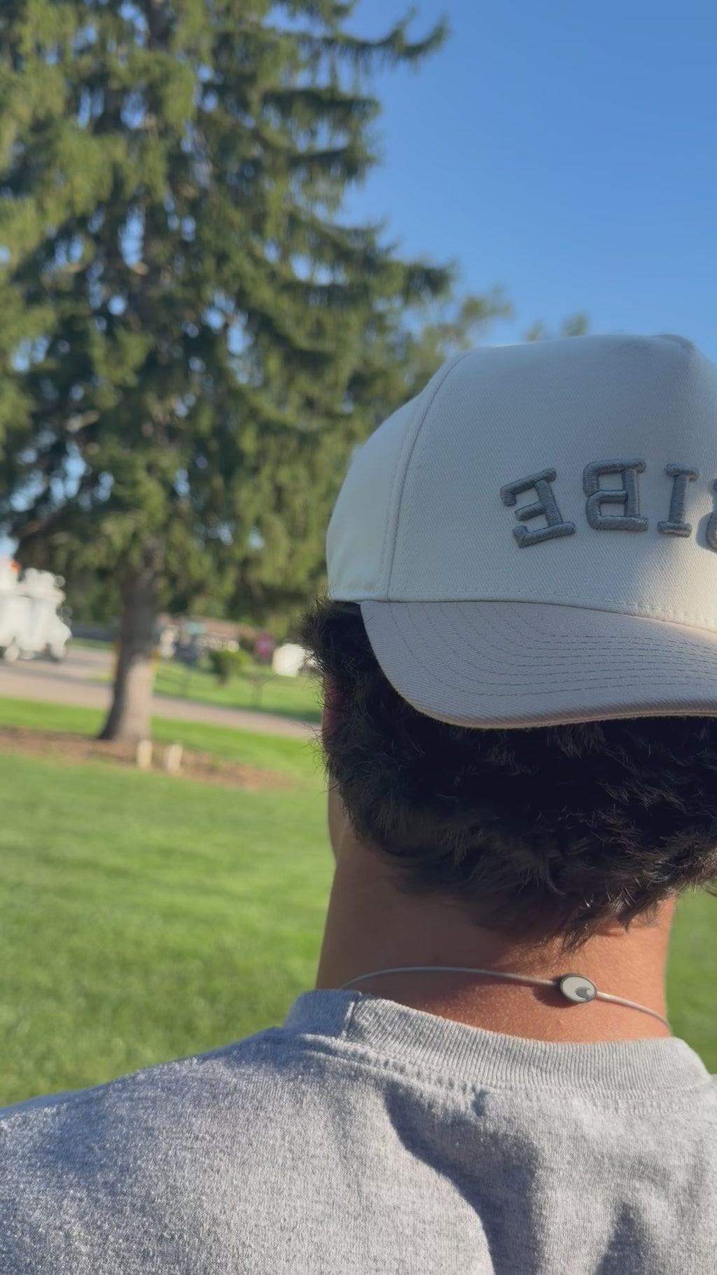 Tribe Vintage White / Khaki HERITAGE 5-PANEL SNAPBACK CAP